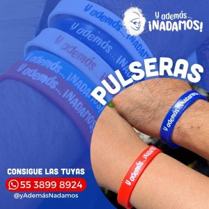 Pulsera Oficial Y además …¡Nadamos!